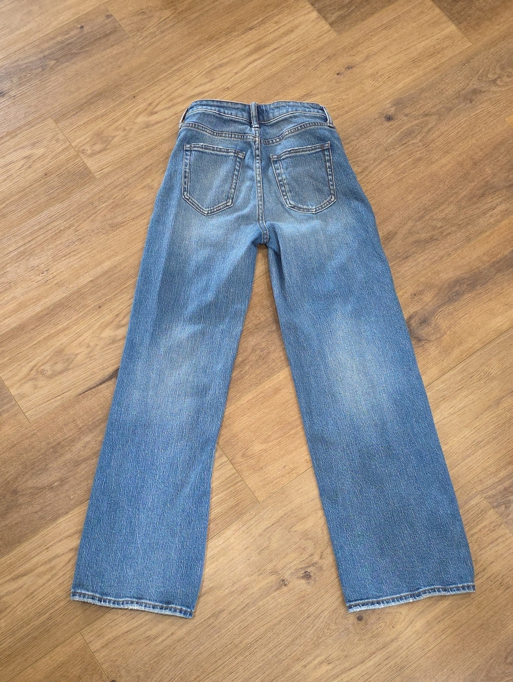 Quince Size 25 Comfort Stretch High Rise Relaxed Straight Jeans - Picture 4 of 5